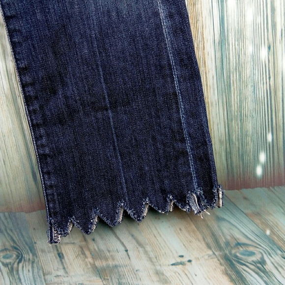 7 for all mankind distressed raw hem denim jeans 28 - Picture 1 of 8